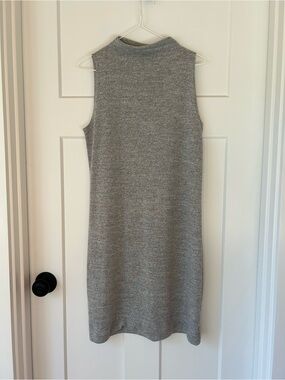 Gray Midi Sleeveless Orb Dress